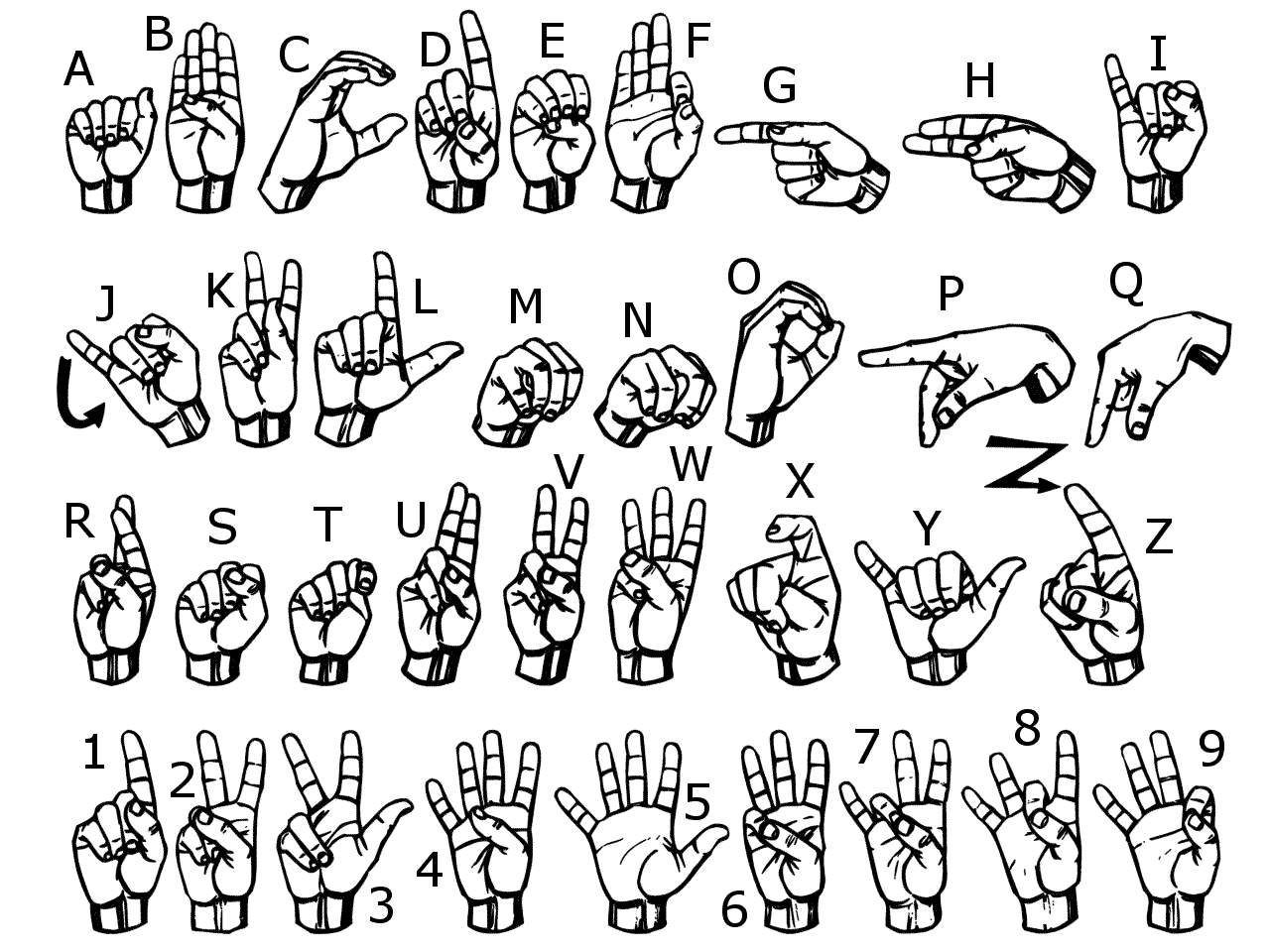 Sign Language Alphabet - ASL - LearnSigns
